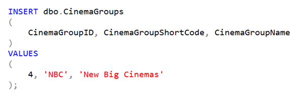 T-SQL 101: 128 Inserting Data into a Table using SQL Server T-SQL