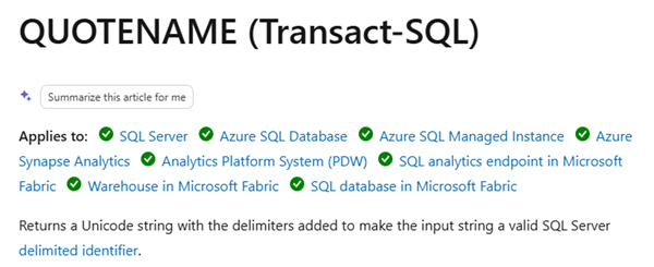 SQL: Making T-SQL Scripts Easier to Read