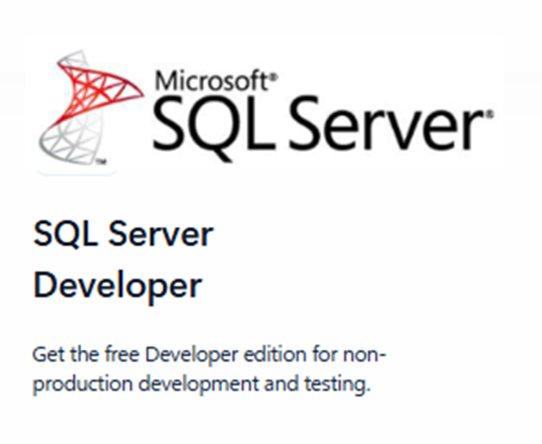 SQL: Very pleased to see free developer edition of SQL Server