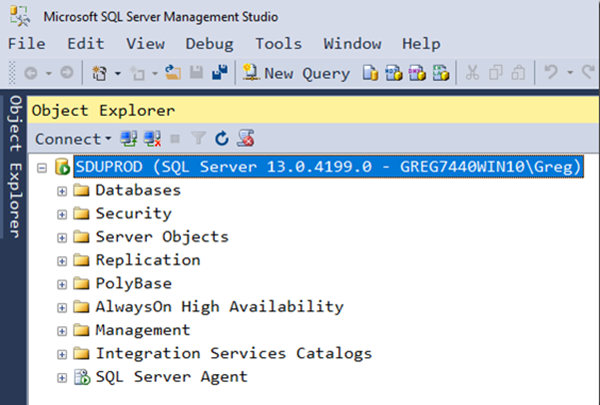 SQL: SQL Server Management Studio and Usability