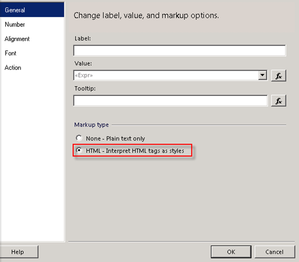 Rendering HTML in Reporting Services Text Boxes in SQL Server 2008