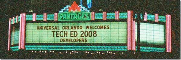 General: TechEd Orlando - 4 sessions and lots of friends there too