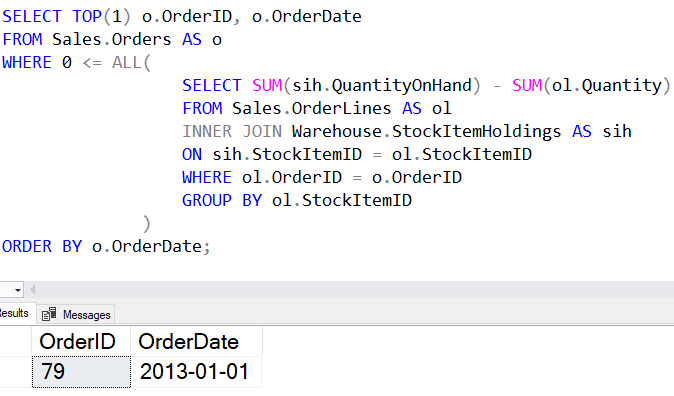 SQL: ALL is one of the least understood T-SQL logical operators - The ...