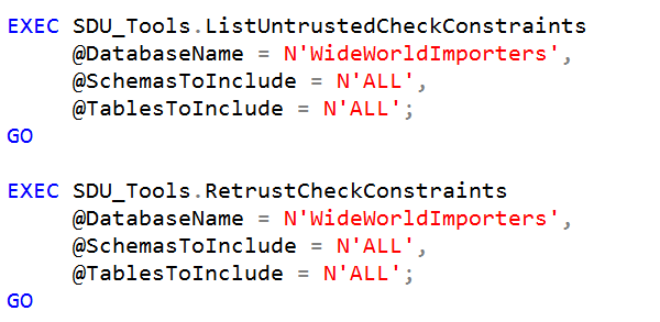 SDU Tools: List and Retrust Untrusted Check Constraints in SQL Server ...
