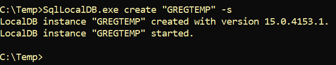 create and start