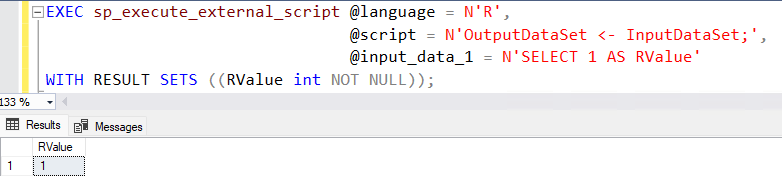 And R is working