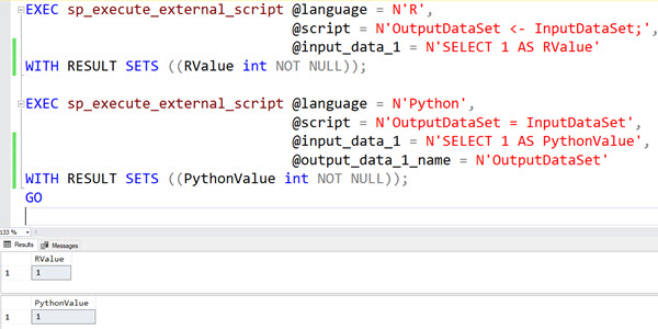 Machine Learning: Testing your installation of R and Python in SQL ...