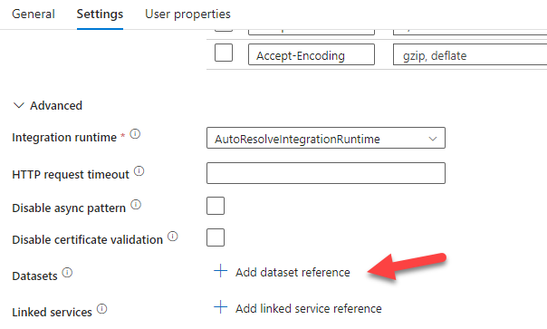 Add dataset UI