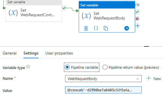 Web request body